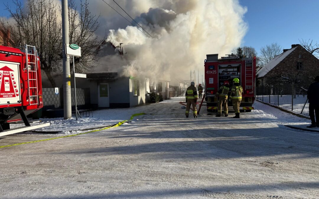 Dramat w Ownicach. Pożar doszczętnie strawił dom byłego sołtysa.