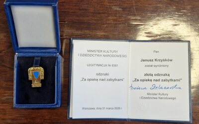 Złota odznaka za ochronę zabytków. Wyróżnienie dla wójta gminy Słońsk