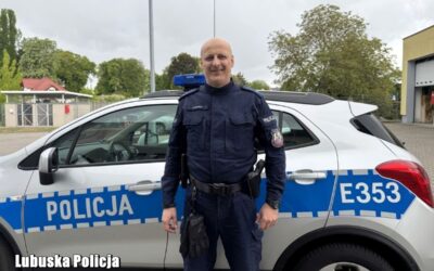 Dzielnicowy z Sulęcina pomógł mężczyźnie w kryzysie. Interwencja zakończyła się bezpiecznie